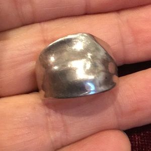 Silver ring stamped 925
